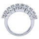 Anniversary Band 14k White Gold Diamond Fancy