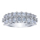 Anniversary Band 14k White Gold Diamond Fancy