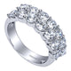 Anniversary Band 14k White Gold Diamond Fancy