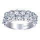 Anniversary Band 14k White Gold Diamond Fancy