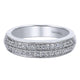 Anniversary Band 14k White Gold Diamond Fancy