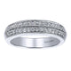 Anniversary Band 14k White Gold Diamond Fancy