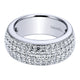 Anniversary Band 14k White Gold Diamond Fancy