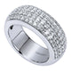 Anniversary Band 14k White Gold Diamond Fancy