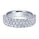 Anniversary Band 14k White Gold Diamond Fancy