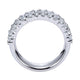 Anniversary Band 14k White Gold Diamond Fancy