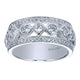 Anniversary Band 14k White Gold Diamond Fancy