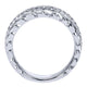 Anniversary Band 14k White Gold Diamond Fancy