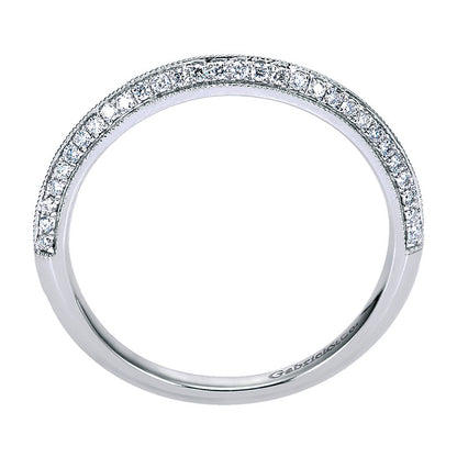 Anniversary Band 14k White Gold Diamond Fancy