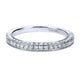 Anniversary Band 14k White Gold Diamond Fancy