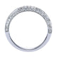 Anniversary Band 14k White Gold Diamond Fancy