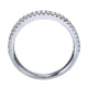 Anniversary Band 14k White Gold Diamond Fancy