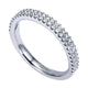 Anniversary Band 14k White Gold Diamond Fancy