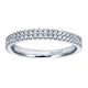 Anniversary Band 14k White Gold Diamond Fancy
