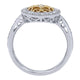 Ladies' Ring 14k White Gold Victorian Fashion