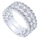 Ladies' Ring 14k White Gold Victorian Fashion