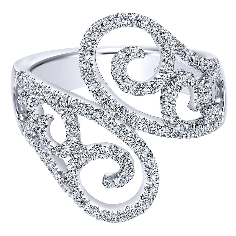 Ladies' Ring 14k White Gold Flirtation Fashion