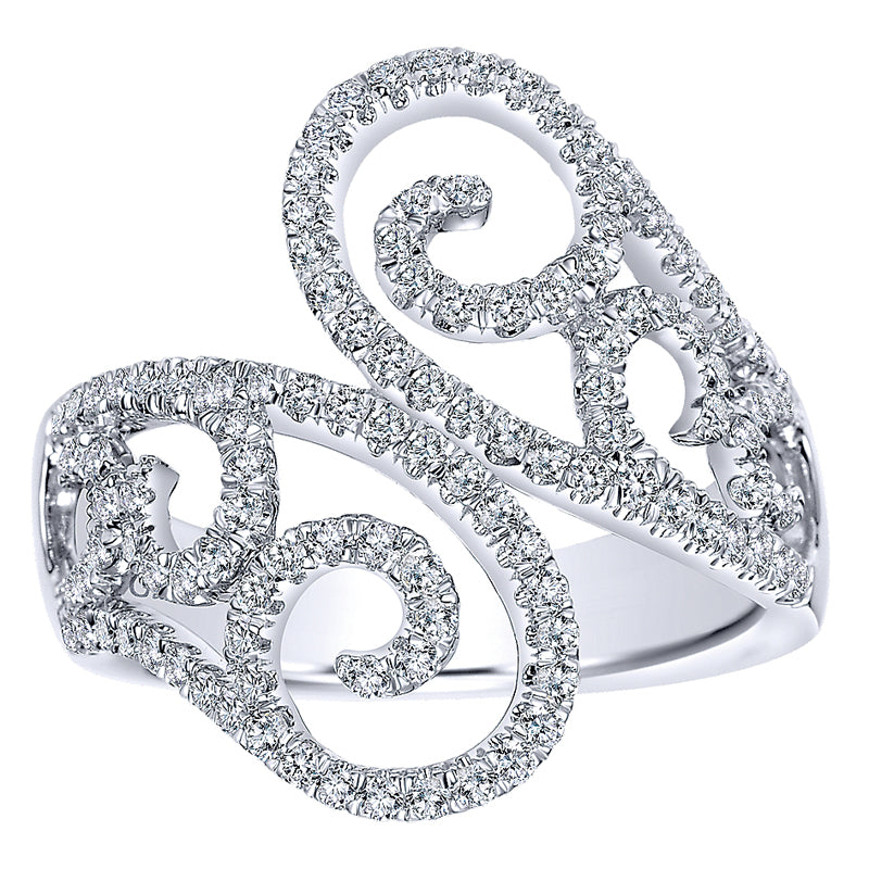 Ladies' Ring 14k White Gold Flirtation Fashion