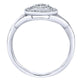 Ladies' Ring 14k White Gold Victorian Fashion