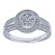 Ladies' Ring 14k White Gold Victorian Fashion