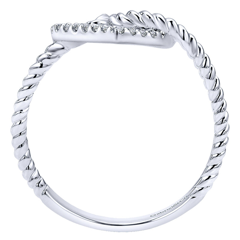 Ladies' Ring 14k White Gold Eternal Love Fashion