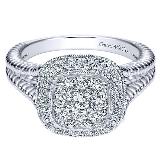 Ladies' Ring 14k White Gold Hampton Fashion
