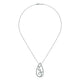 14k White Gold Diamond Fashion Necklace