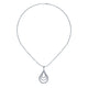 14k White Gold Diamond Fashion Necklace