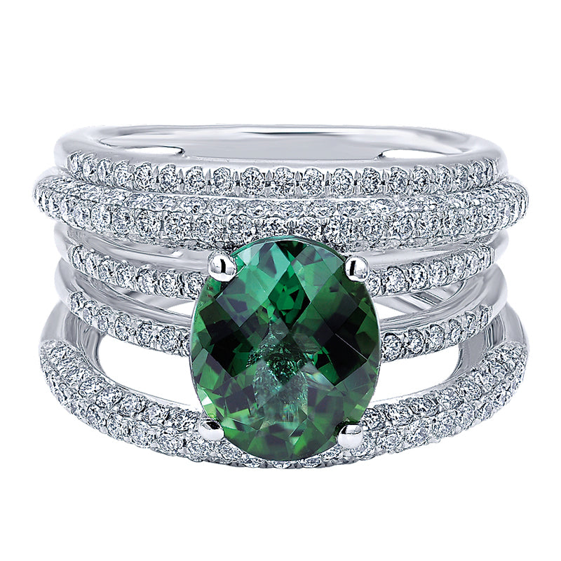 Ladies' Ring 14k White Gold Lusso Color Fashion