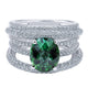 Ladies' Ring 14k White Gold Lusso Color Fashion