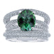Ladies' Ring 14k White Gold Lusso Color Fashion