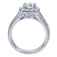 14K White Gold Engagement Ring ER10249W44Jj