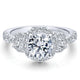 14K White Gold Diamond Halo 14K White Gold Engagement Ring ER12770R4W44Jj