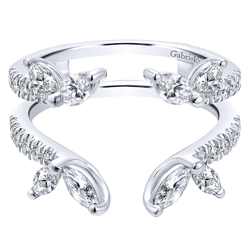 Anniversary Band 14k White Gold Diamond Jacket