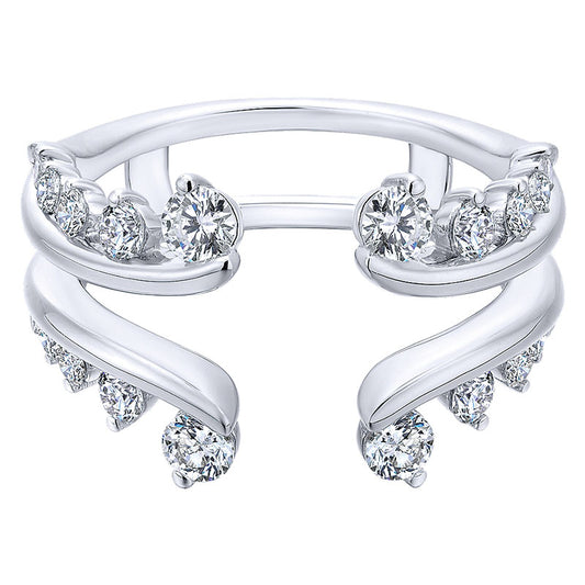 Anniversary Band 14k White Gold Diamond Jacket