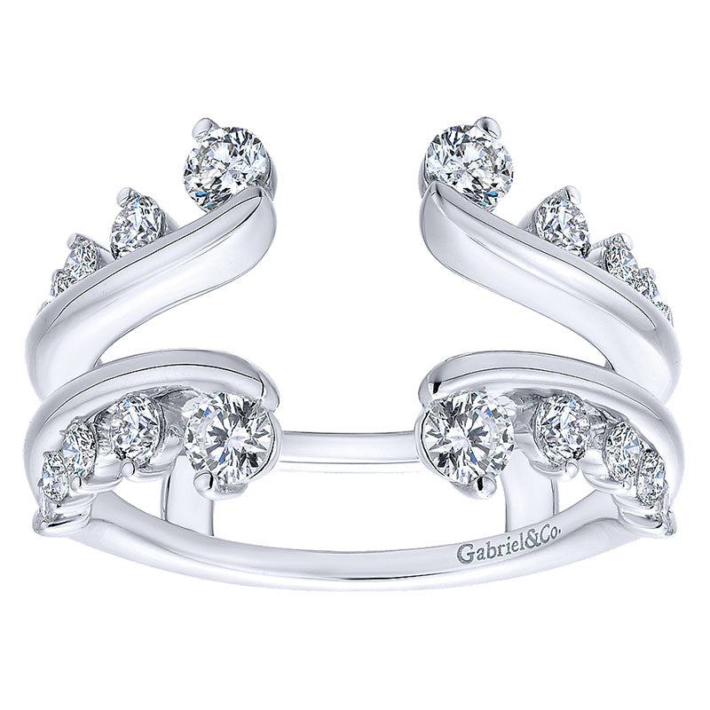 Anniversary Band 14k White Gold Diamond Jacket