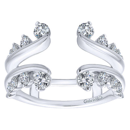 Anniversary Band 14k White Gold Diamond Jacket