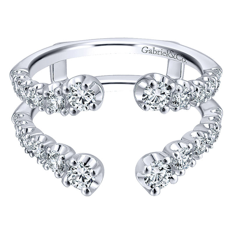 Anniversary Band 14k White Gold Diamond Jacket