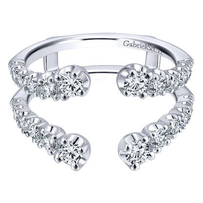 Anniversary Band 14k White Gold Diamond Jacket