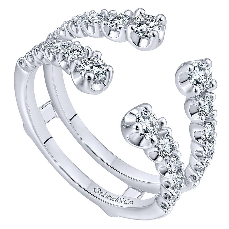 Anniversary Band 14k White Gold Diamond Jacket