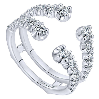 Anniversary Band 14k White Gold Diamond Jacket