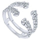 Anniversary Band 14k White Gold Diamond Jacket
