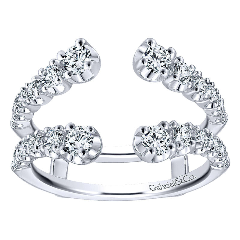 Anniversary Band 14k White Gold Diamond Jacket