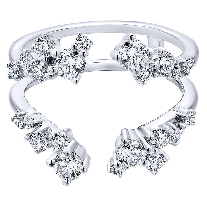 Anniversary Band 14k White Gold Diamond Jacket