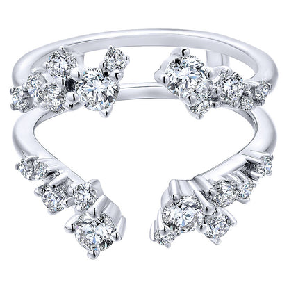 Anniversary Band 14k White Gold Diamond Jacket