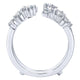 Anniversary Band 14k White Gold Diamond Jacket