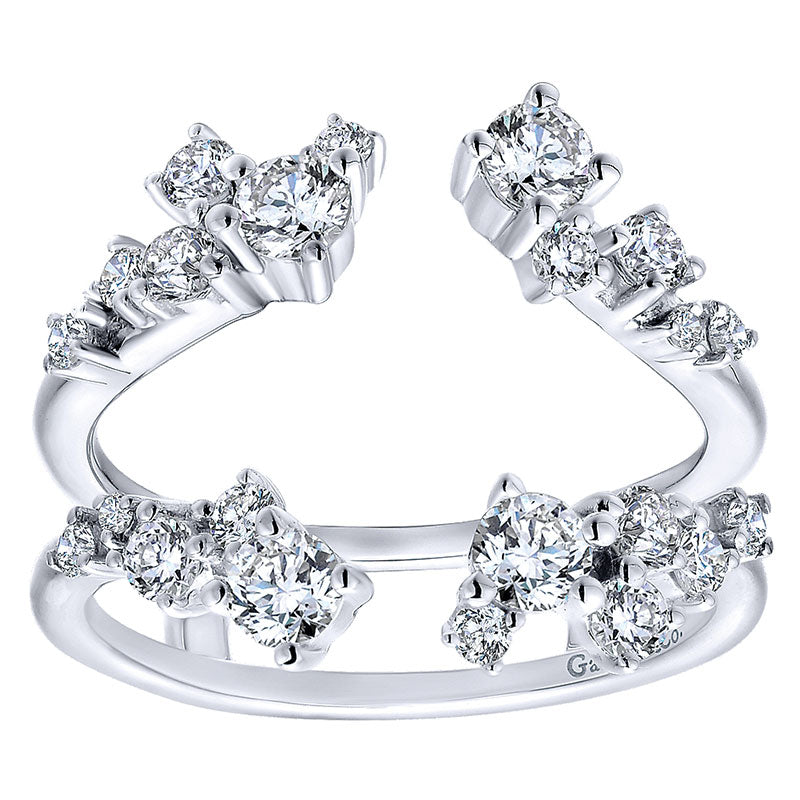 Anniversary Band 14k White Gold Diamond Jacket