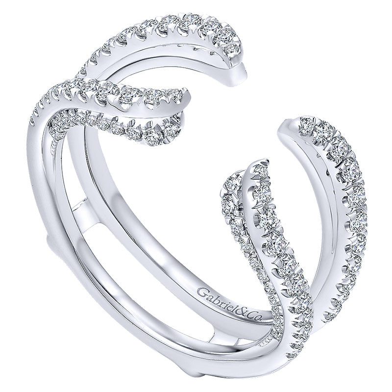 Anniversary Band 14k White Gold Diamond Jacket