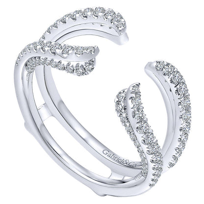 Anniversary Band 14k White Gold Diamond Jacket