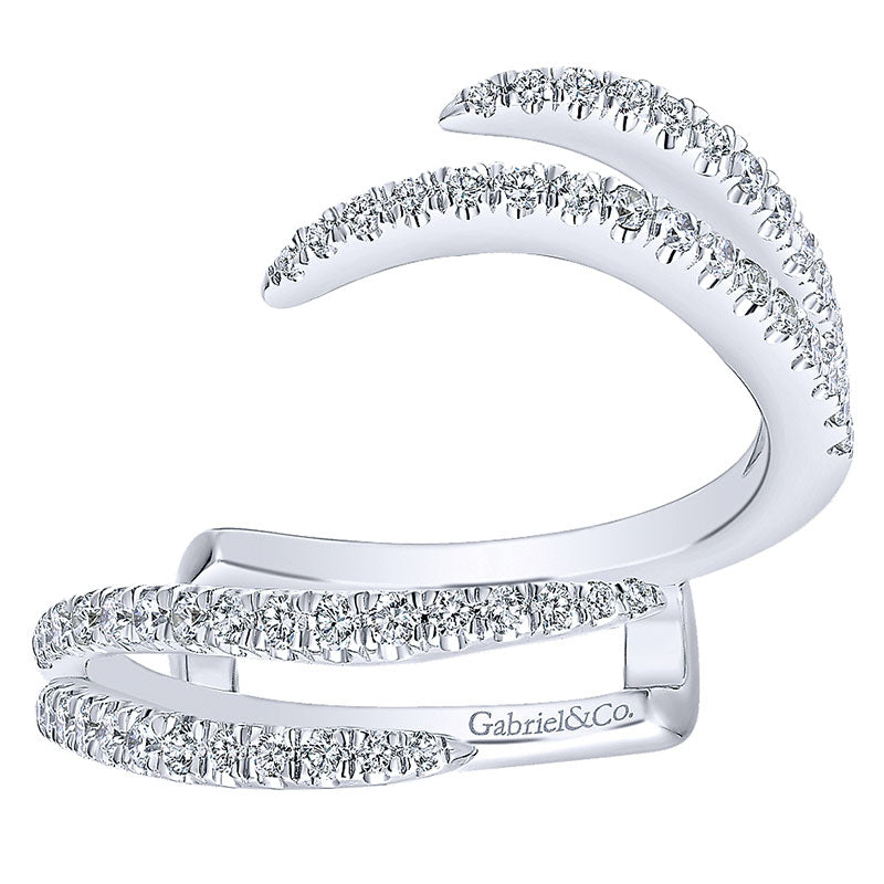 Anniversary Band 14k White Gold Diamond Jacket